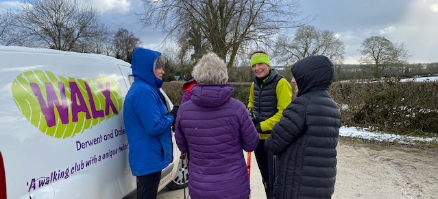 A WALX Master with her Members on a cold day